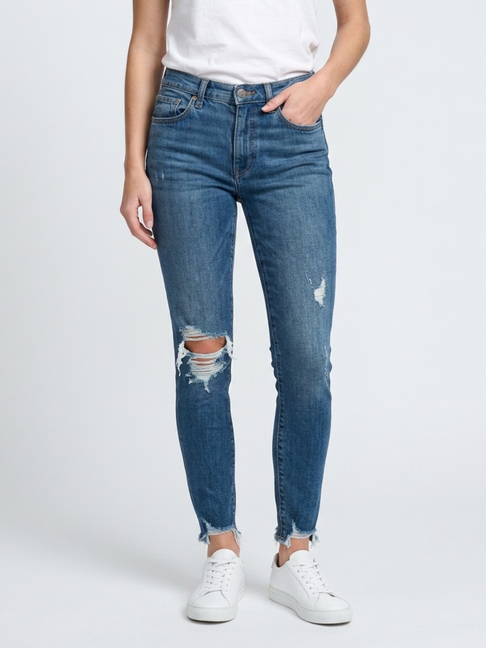 Joe’s Skinny “Flawless The Andie” Destroyed Jeans sz 24